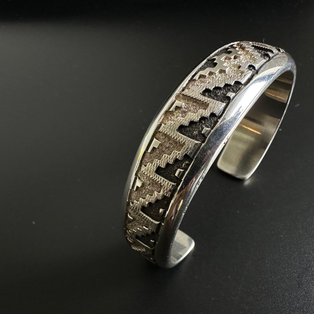 Navajo Dan Jackson オーバーレイバングル 20mm幅