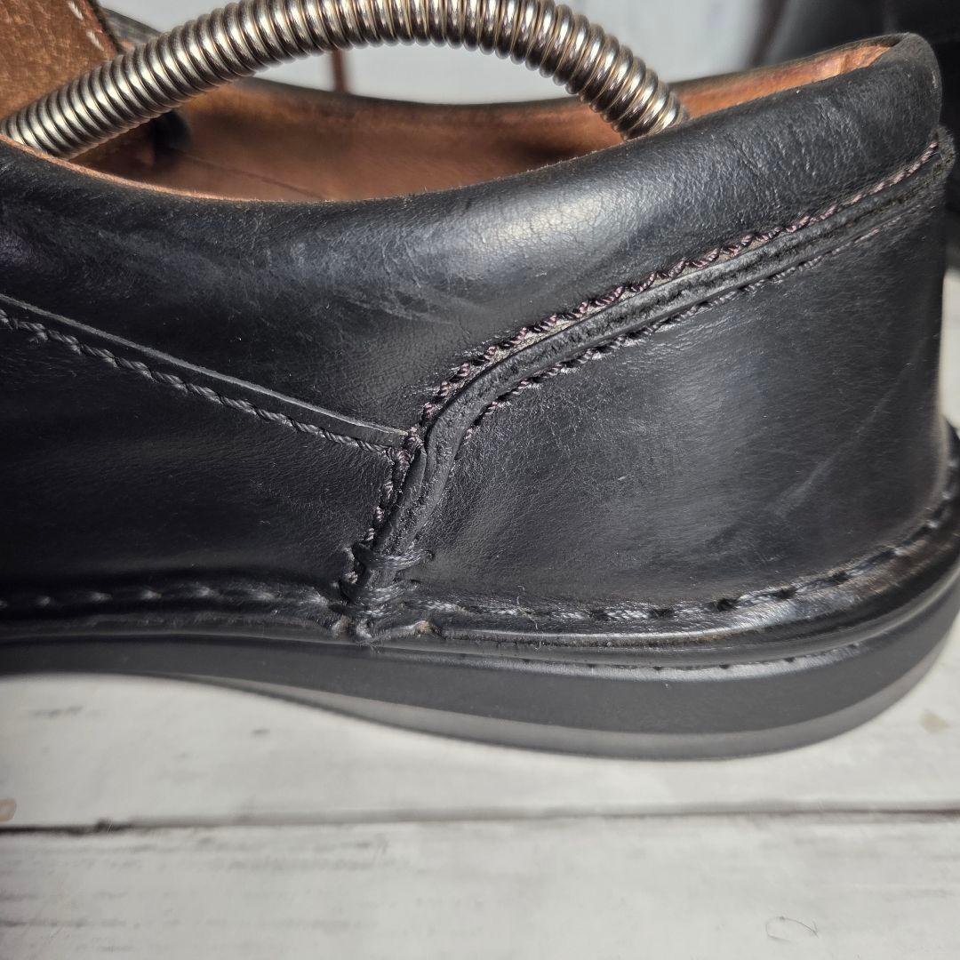 【良品】ビルケンシュトック パサデナ 43 チロリアン レザーシューズ ブラック