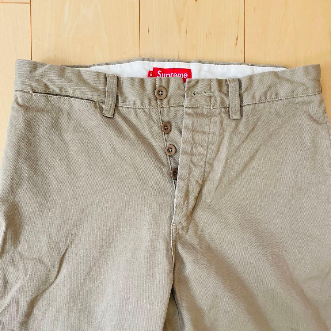 supreme pin up chino 30 ベージュ チノパン