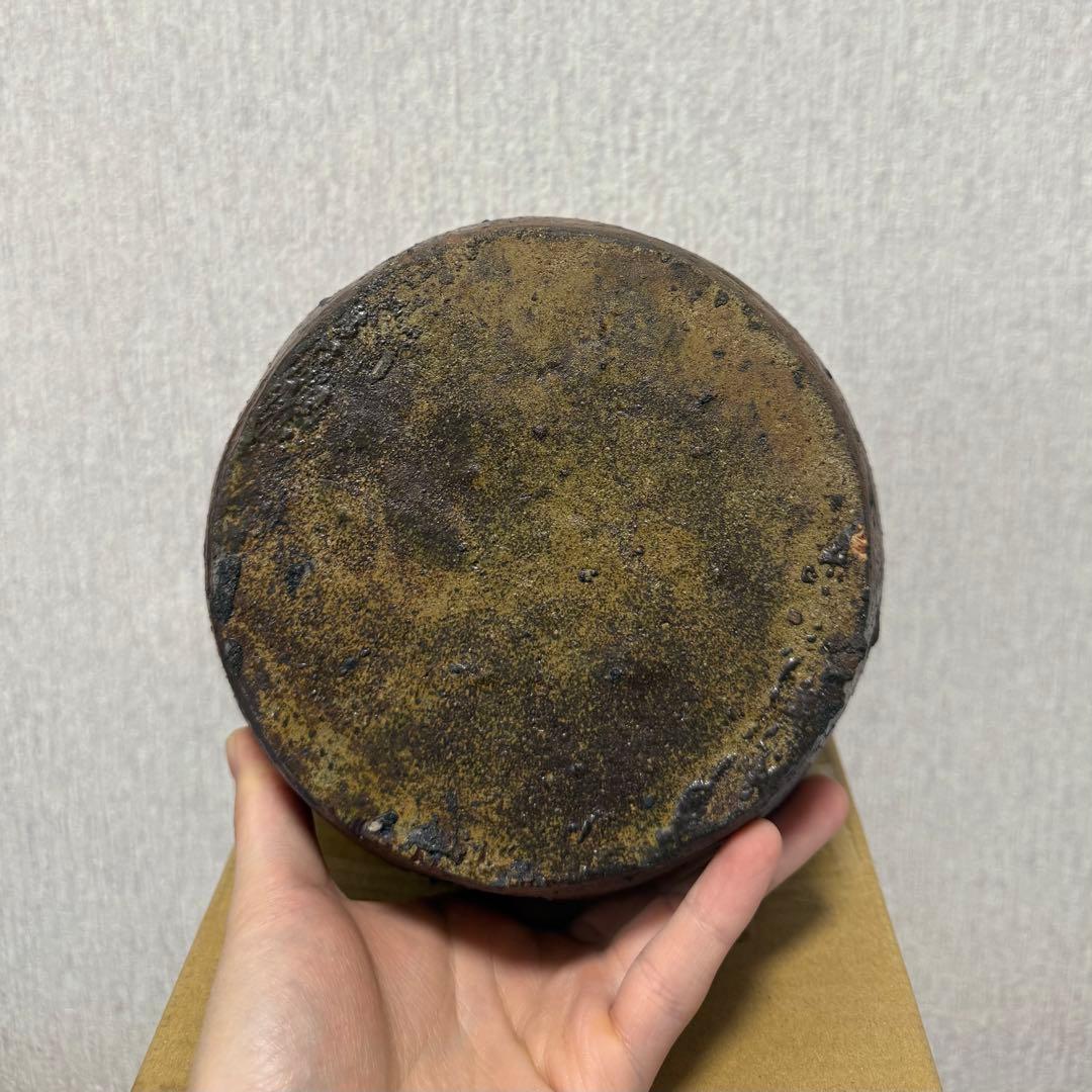 能野焼 種子島焼 徳利 花生 江戸時代 苗代川焼 黒薩摩 黒もん 古美術