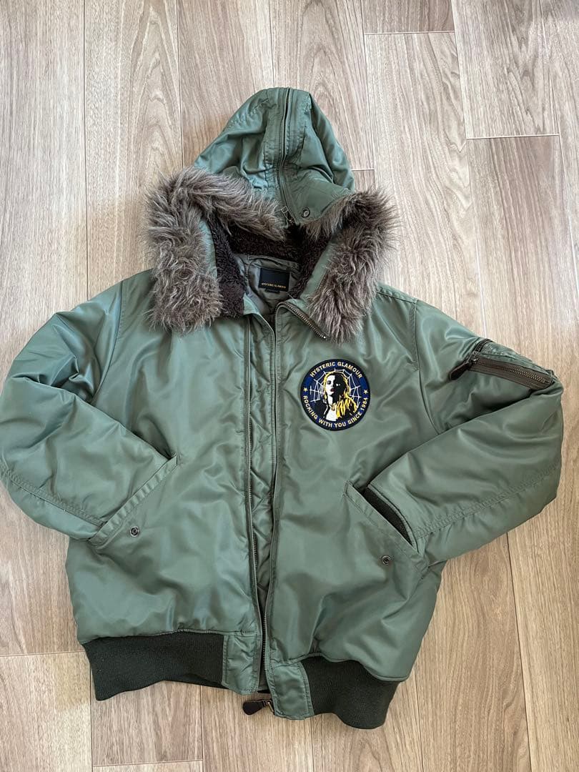 [kanata]HYSTERIC GLAMOUR N2B オリーブグリーン