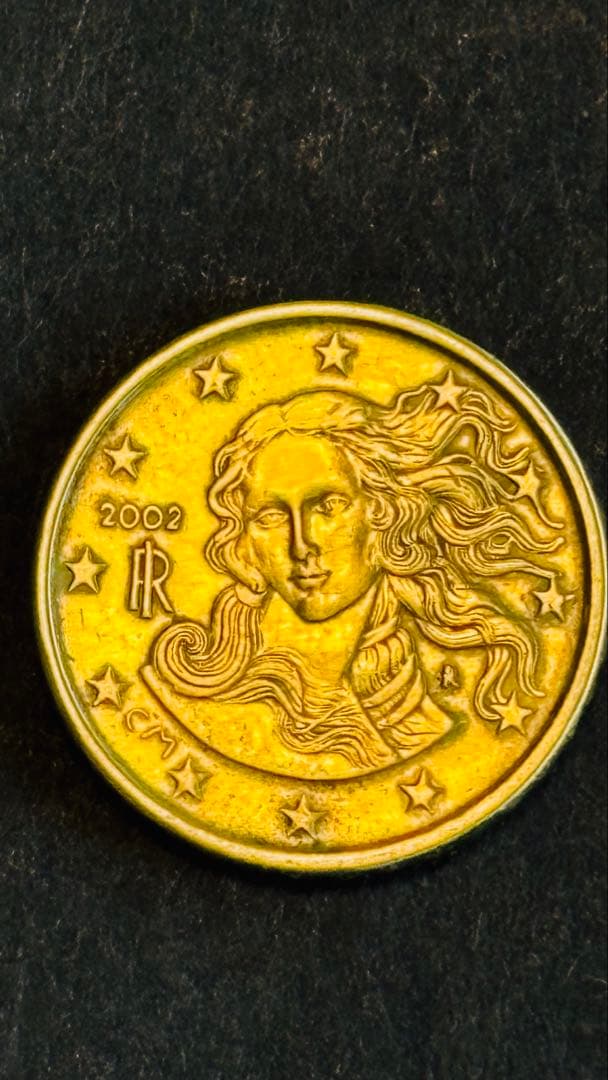 2002年 イタリア(ユーロ 10セント )硬貨 - メルカリ