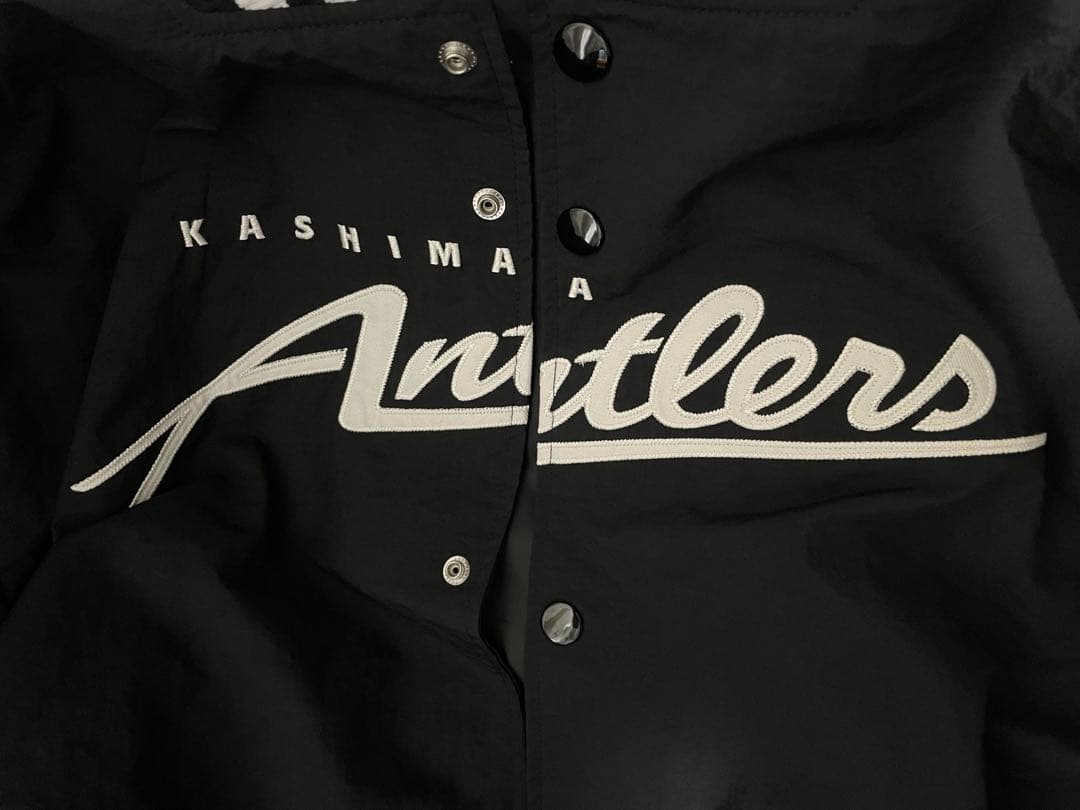 鹿島アントラーズ スタジアムジャケット Lサイズ ブラック - メルカリ