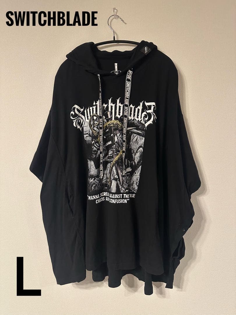 HYDE×SWITCHBLADE PONCHO T-SHIRT Lサイズ