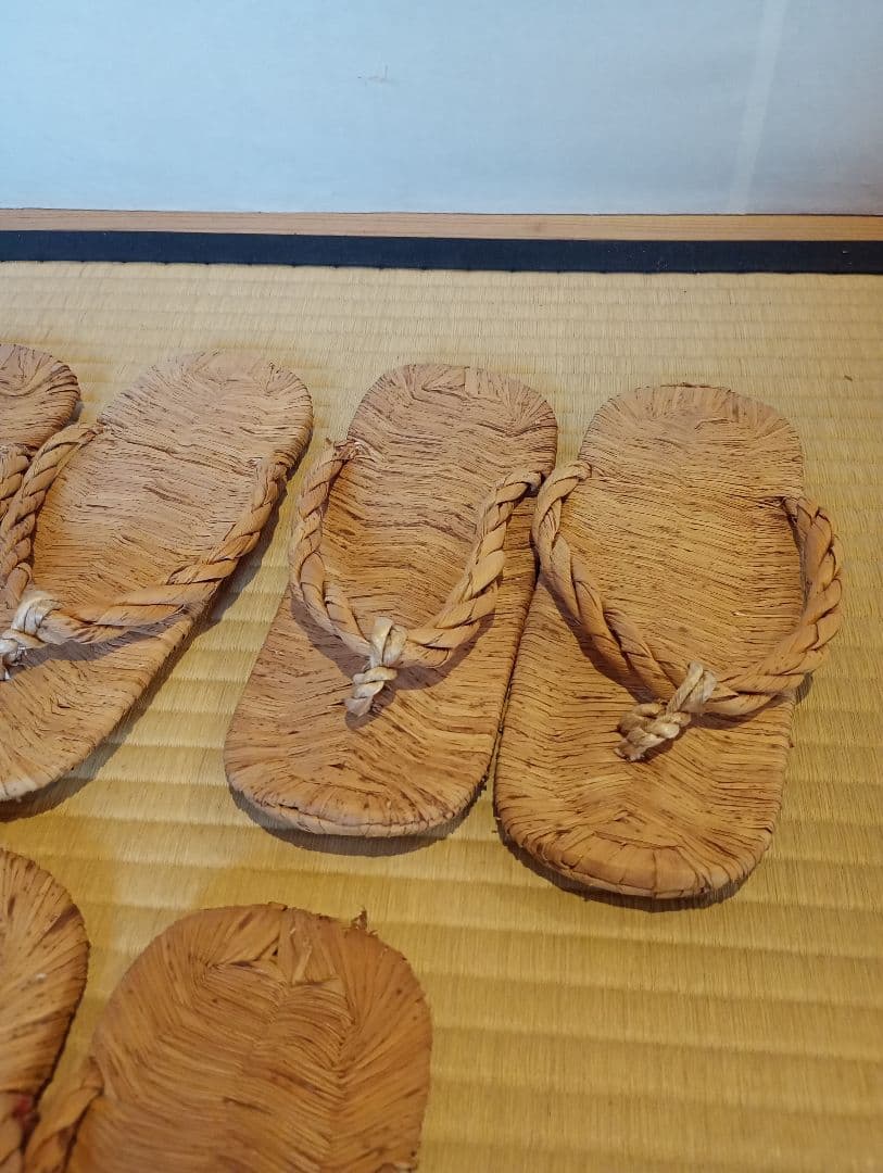 茶道具】露地 草履5客セット 数寄屋草履 茶事道具 その他979 露地草履