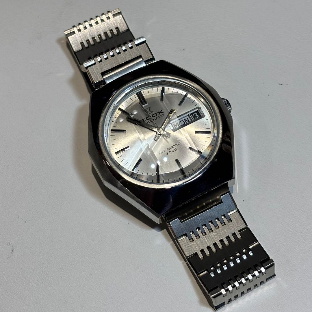 『最終価格』EDOX DIA-MATIC 3000 ヴィンテージウォッチ