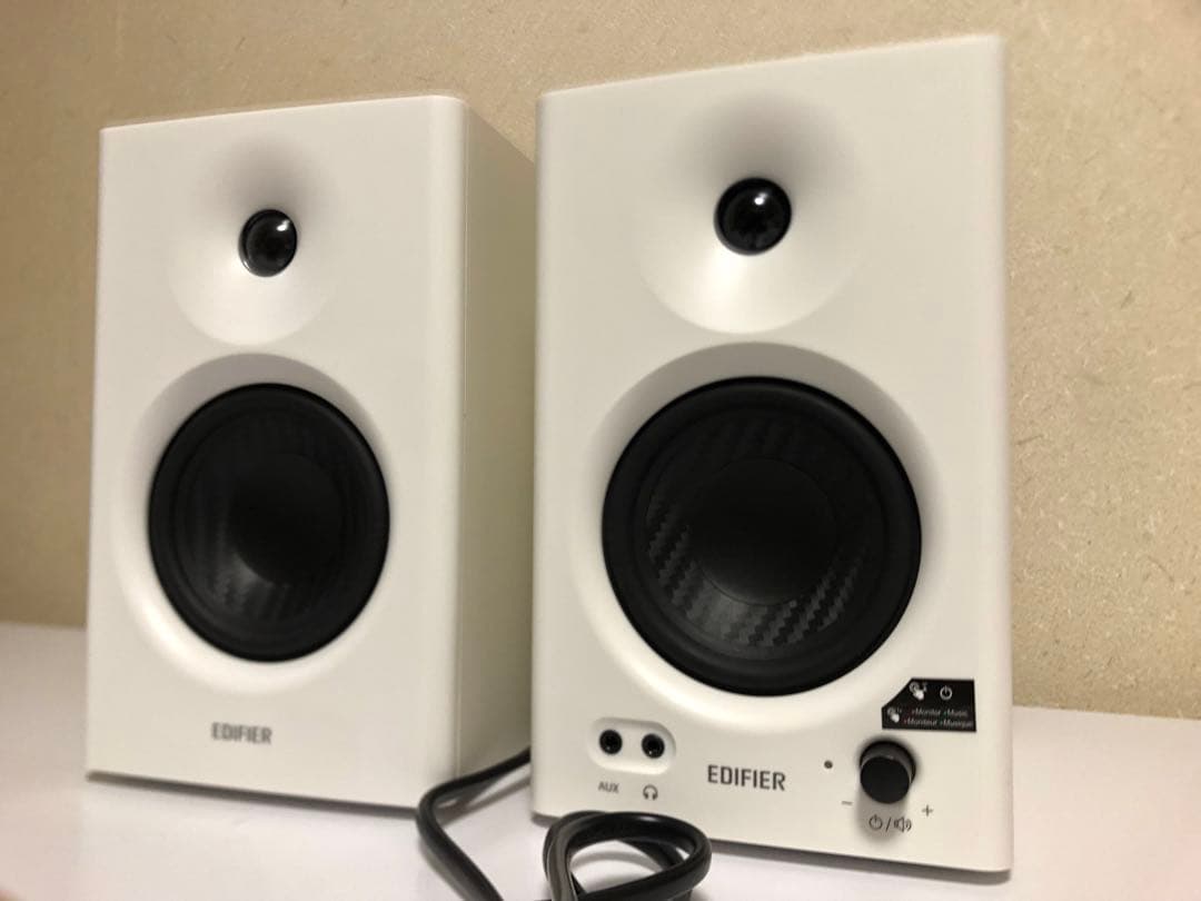 EDIFIER MR4 スタジオモニタースピーカー ホワイト 動作確認済み
