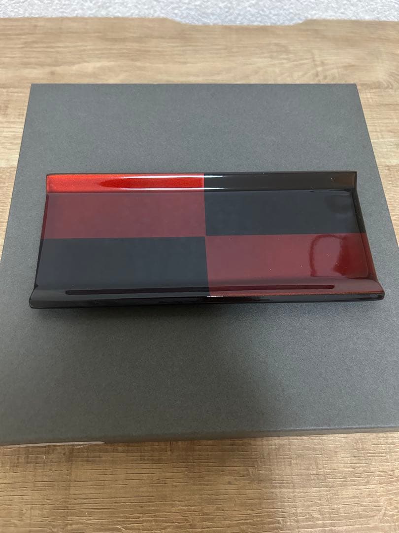 漆器 山田平安堂 忘れな盆&ペン皿セット