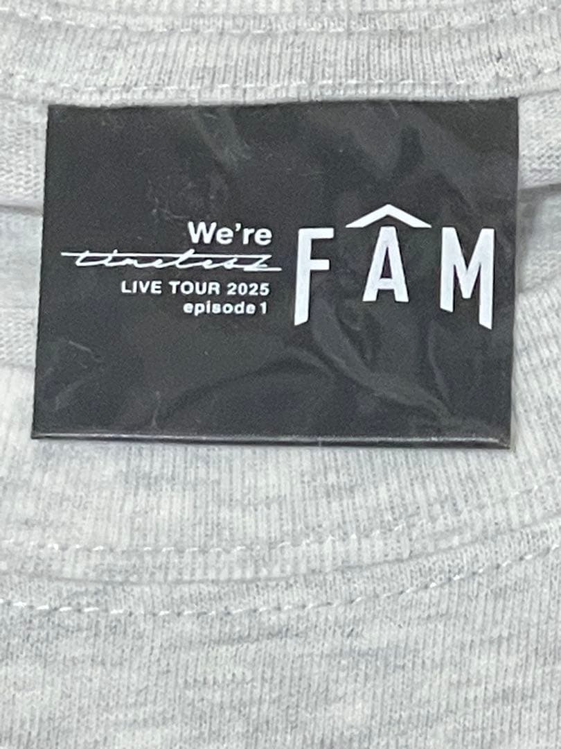 【新品未開封】timelesz FAM ホワイト　チャコールグレーTシャツ2枚組