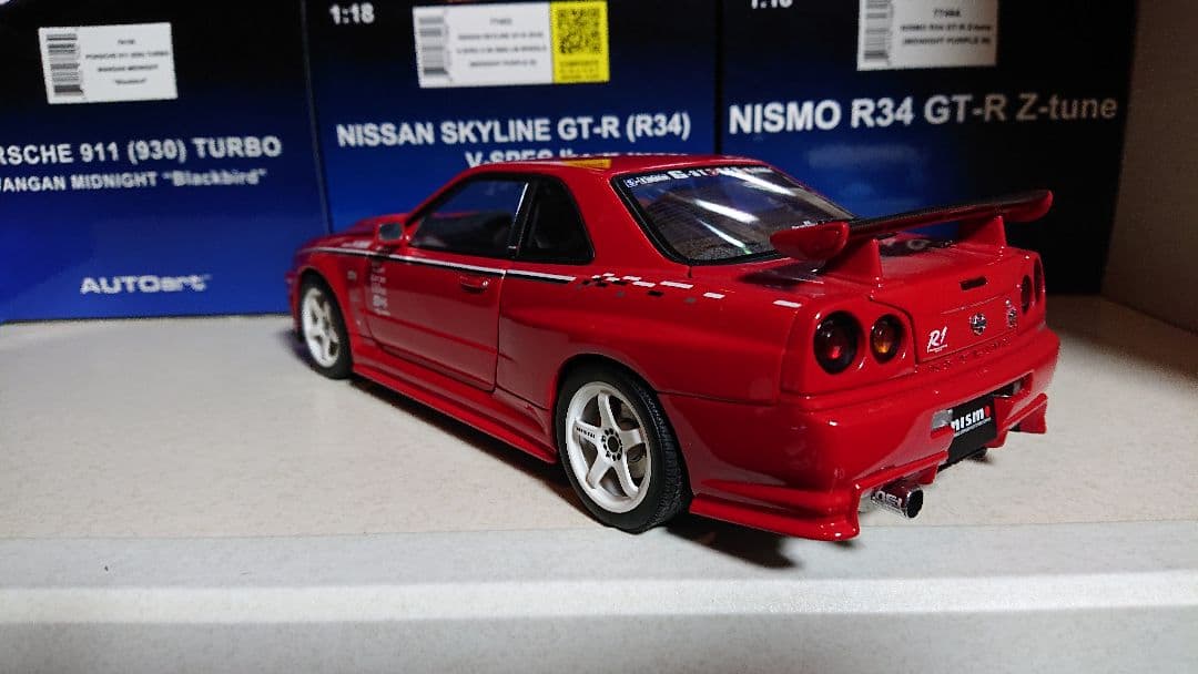 オートアート 1/18 日産 スカイライン GT-R R34 R-tune