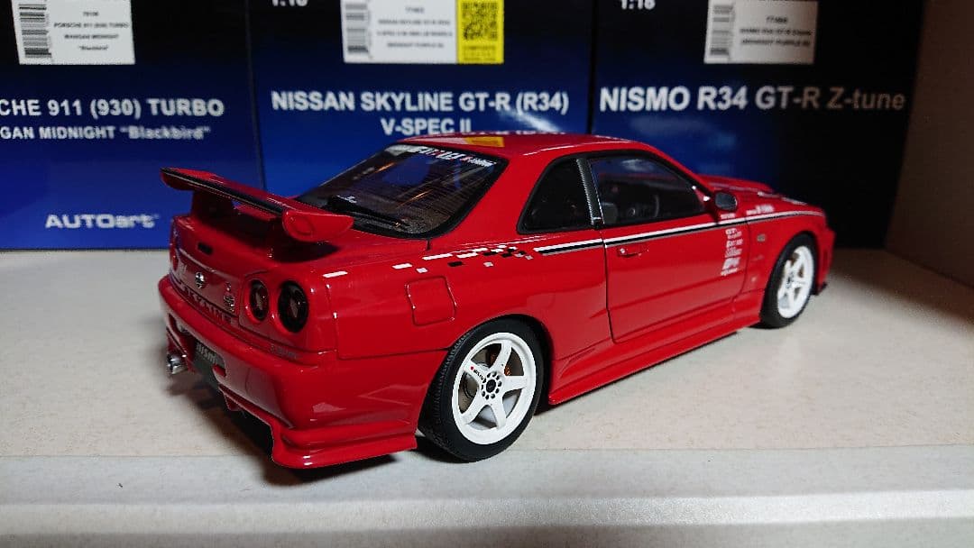 オートアート 1/18 日産 スカイライン GT-R R34 R-tune