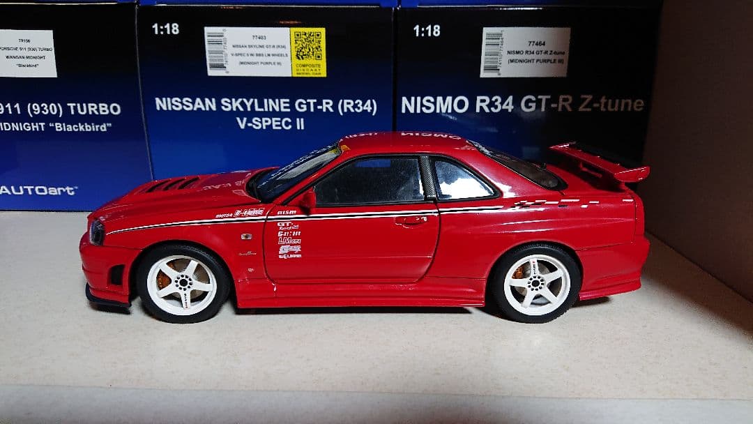 オートアート 1/18 日産 スカイライン GT-R R34 R-tune