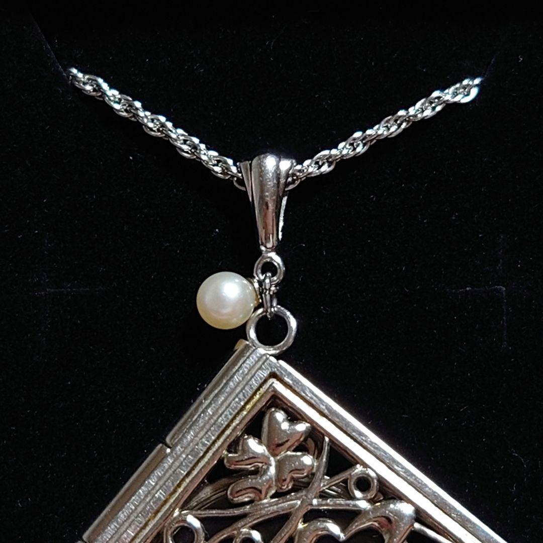 お値下げ！MIKIMOTO ペンダントルーペ あこやパール付 Book型