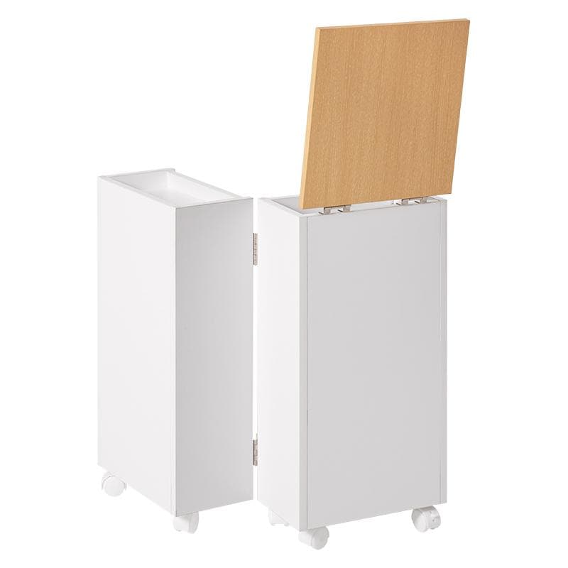 コスメワゴン　ミラー付き　コスメボックス　完成品