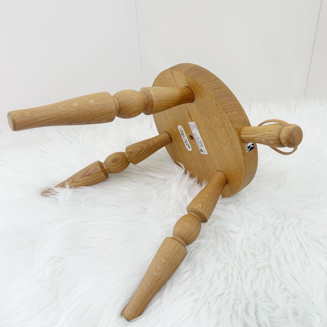 飛騨産業 HIDA Milk stool ミルクスツール キツツキマーク　OU色