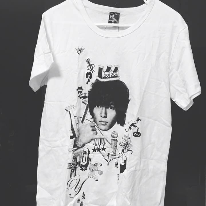 山下智久 Tシャツ 山下智久顔Tシャツ非売品