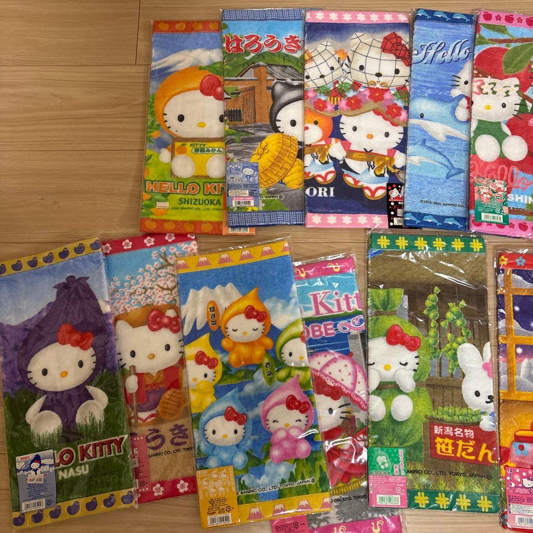 ご当地限定ハローキティタオル　46枚