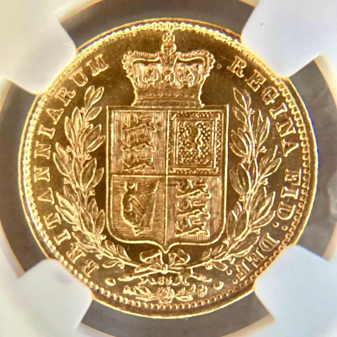 ひまわり様専用 1872年1ソブリン金貨☆ヴィクトリア女王NGCAU58 - メルカリ