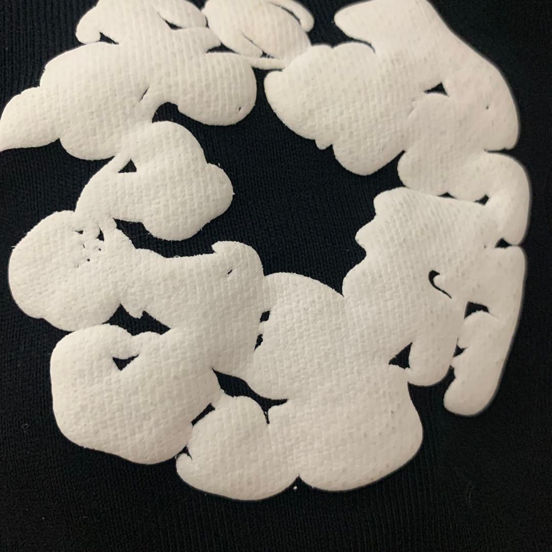 DENIM TEARS 花柄パーカー 黒