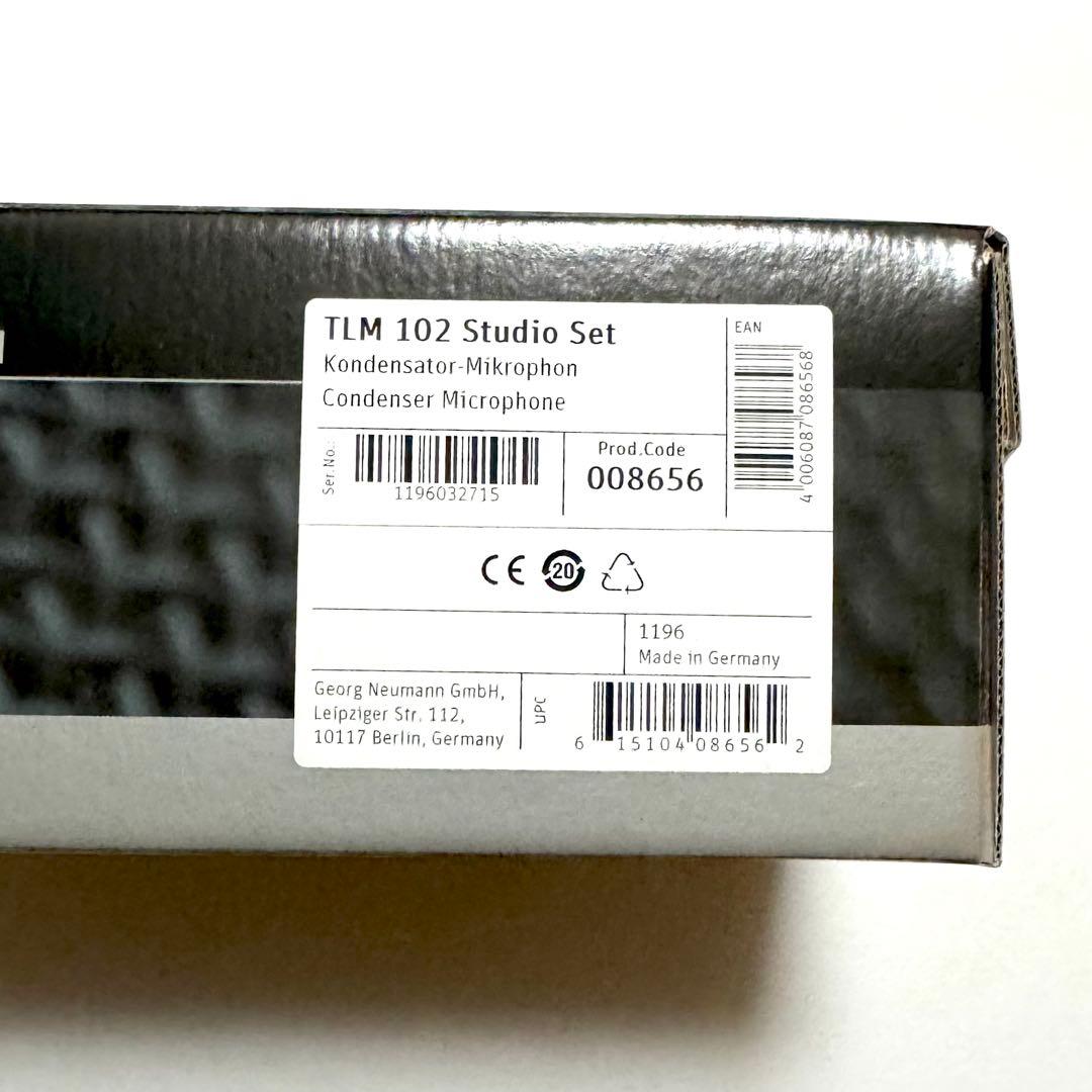 【正規品】NEUMANN ノイマン / TLM 102 Studio Set