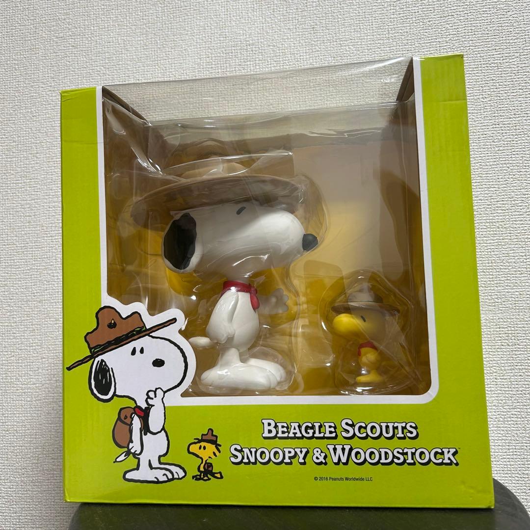 スヌーピー ウッドストック メディコムトイ フィギュア ビーグルスカウト