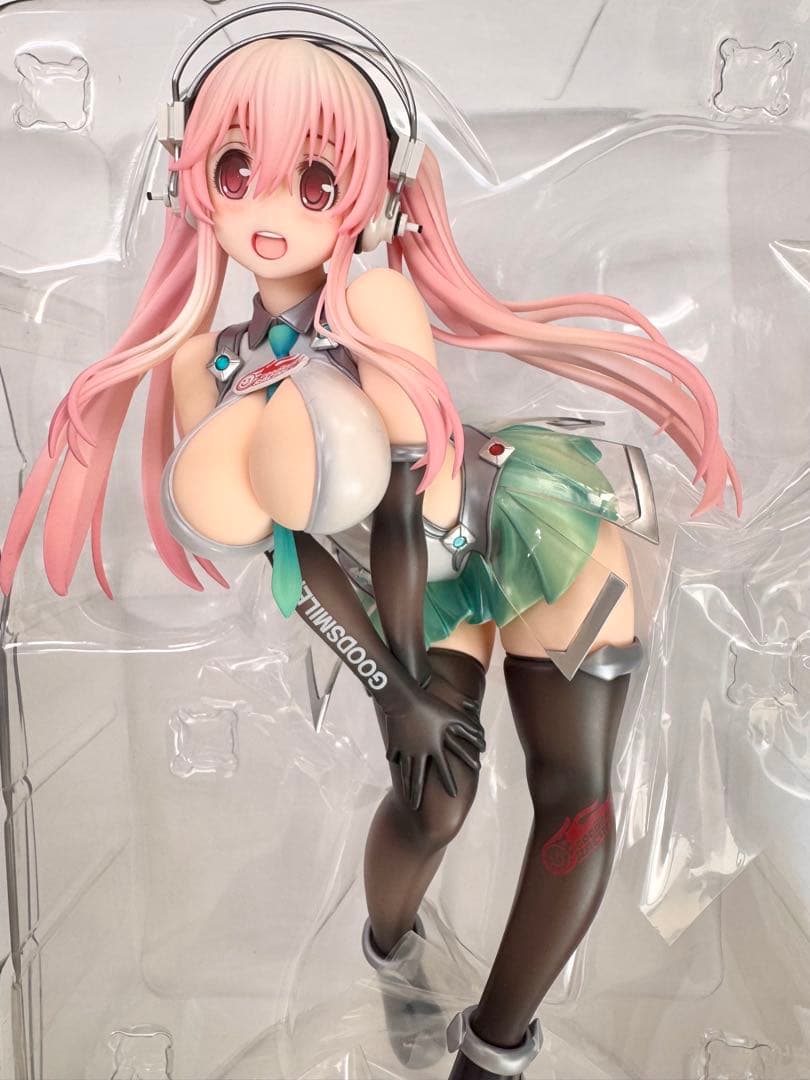 開封品 Super Sonico Racing Ver. 1/7スケール そに子