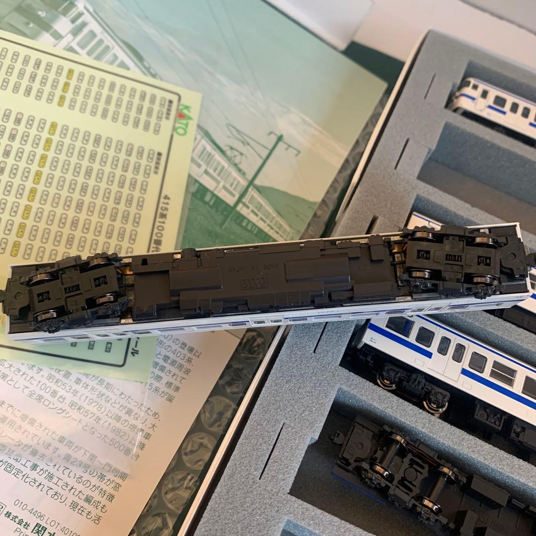 Kato415系100番代 (九州色) 4両増結セット(動力付き)