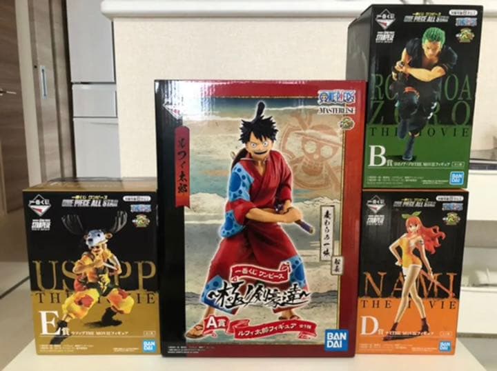 ドラゴンボール ワンピース一番くじ フィギュア