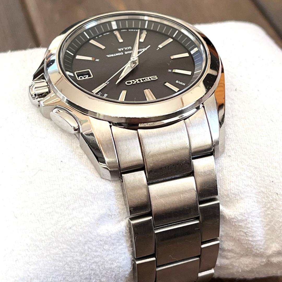 SEIKO ブライツ ソーラー電波 ブラック