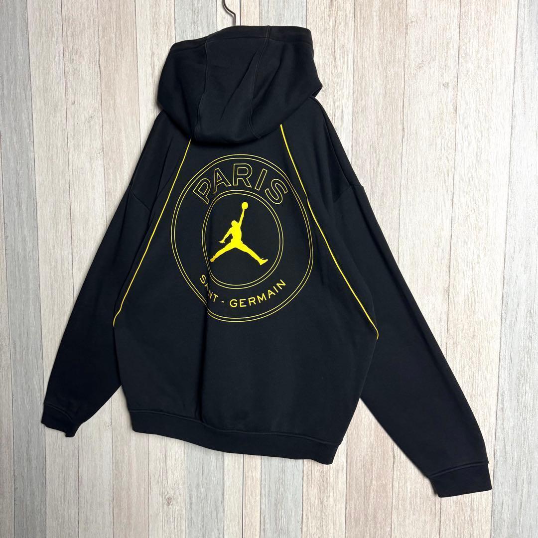 3396【希少・人気】ジョーダン×パリサンジェルマン ジャンプマンロゴ パーカー