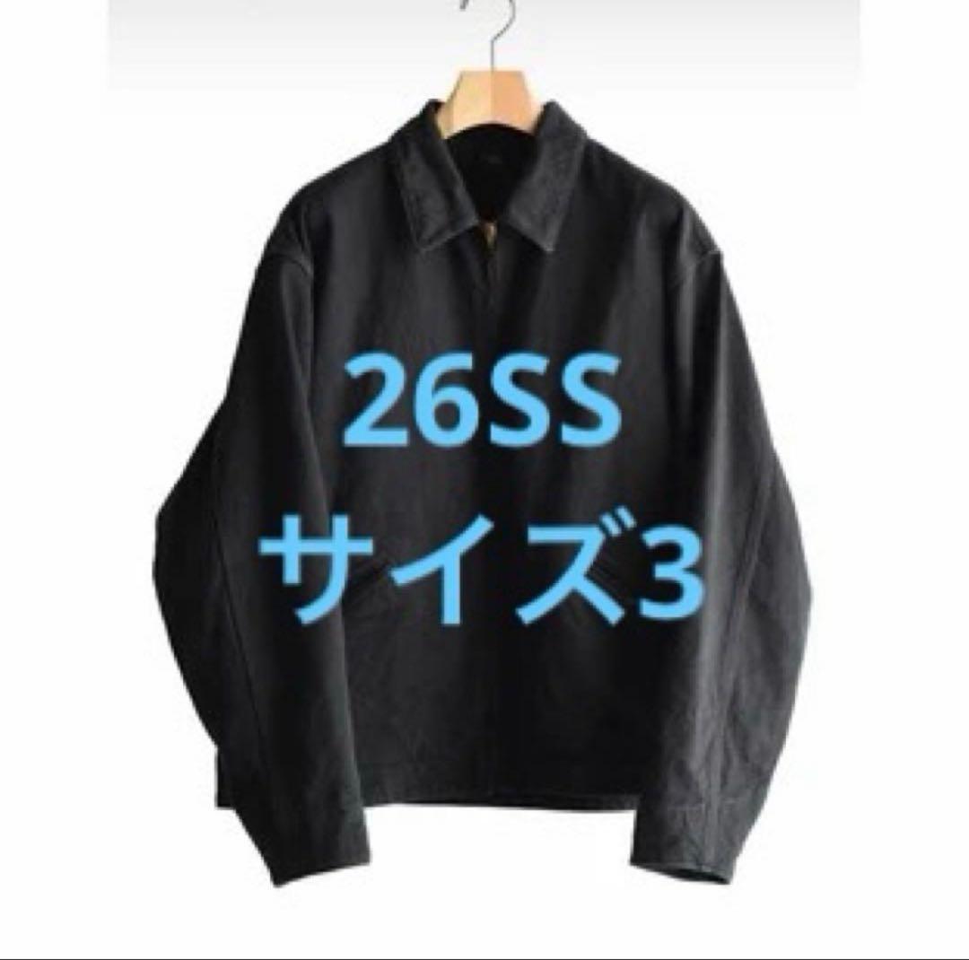 26SS COMOLI BLACK DENIM ZIP SHORT JACKET - メルカリ