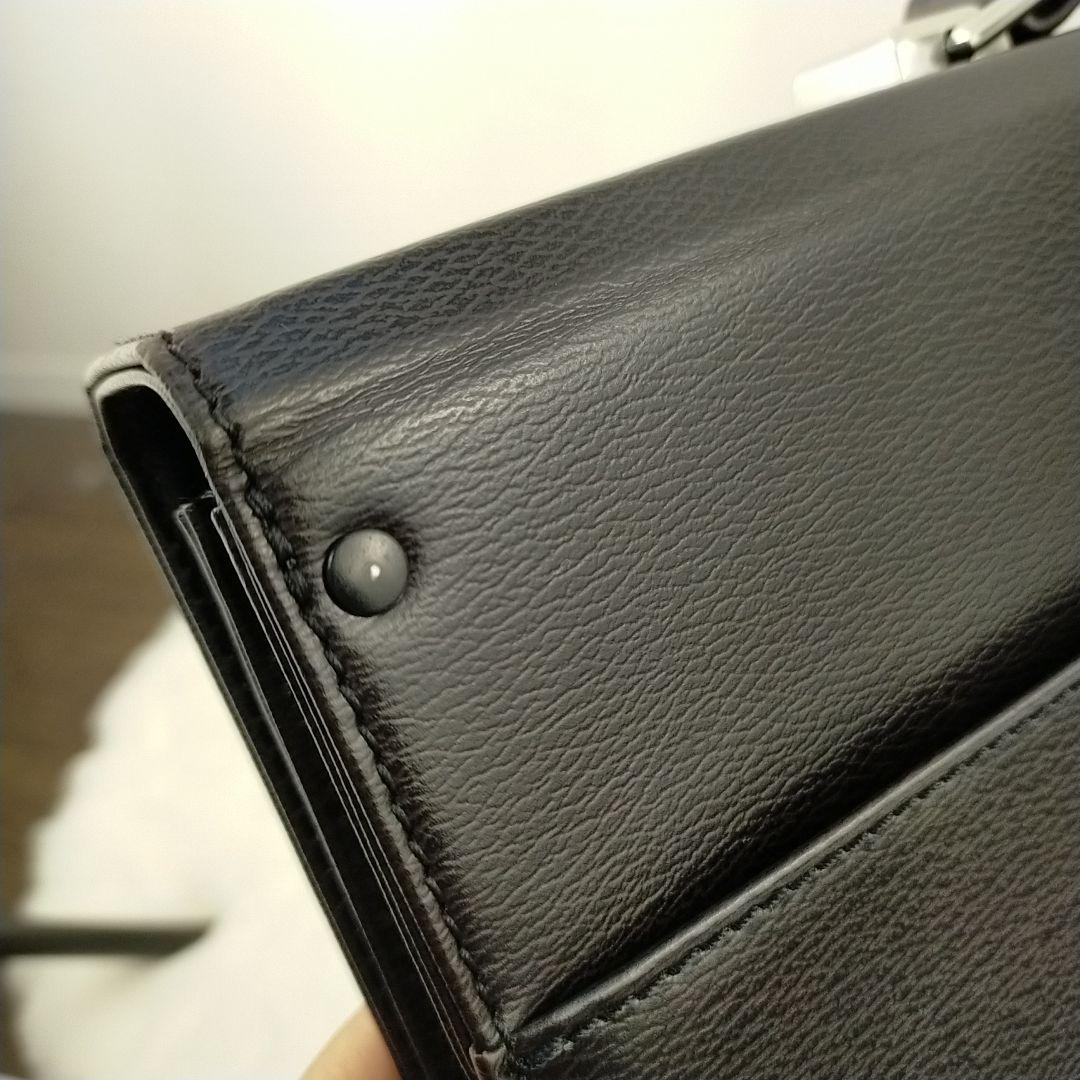 ✨️極美品✨　dunhill　ビジネスバッグ　黒　レザー　ロゴ