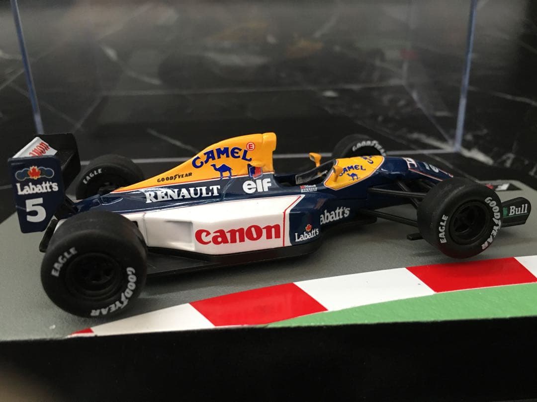 F1マシンコレクション ウィリアムズ　FW14B キャメルラバッツ仕様　マンセル