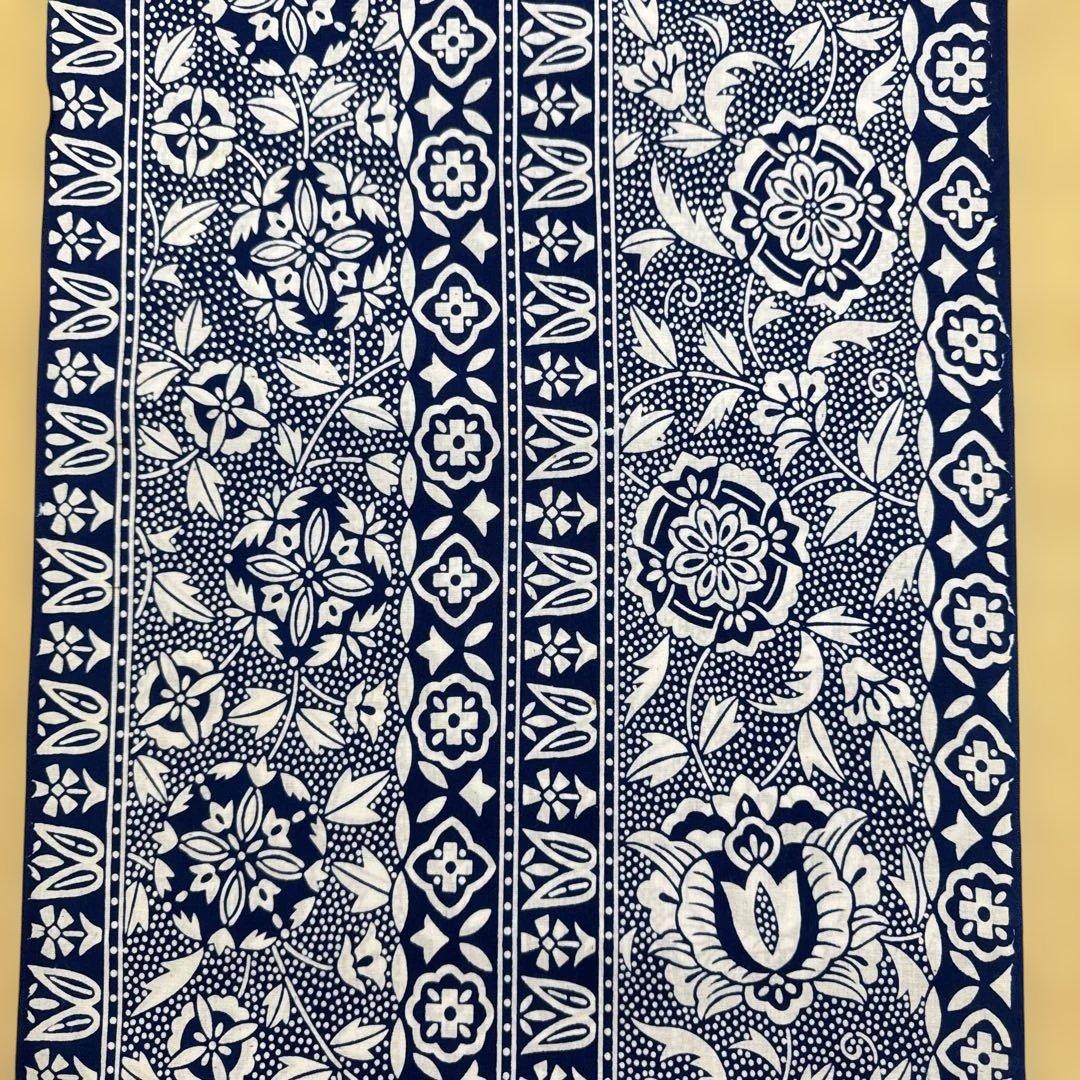 高級手芸　本染ゆかた反物　更紗