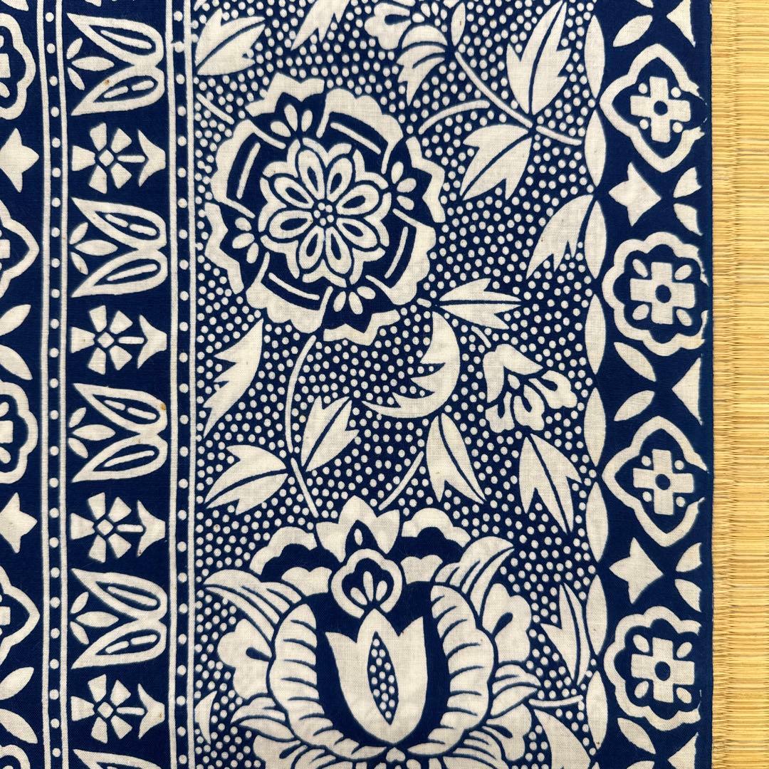 高級手芸　本染ゆかた反物　更紗