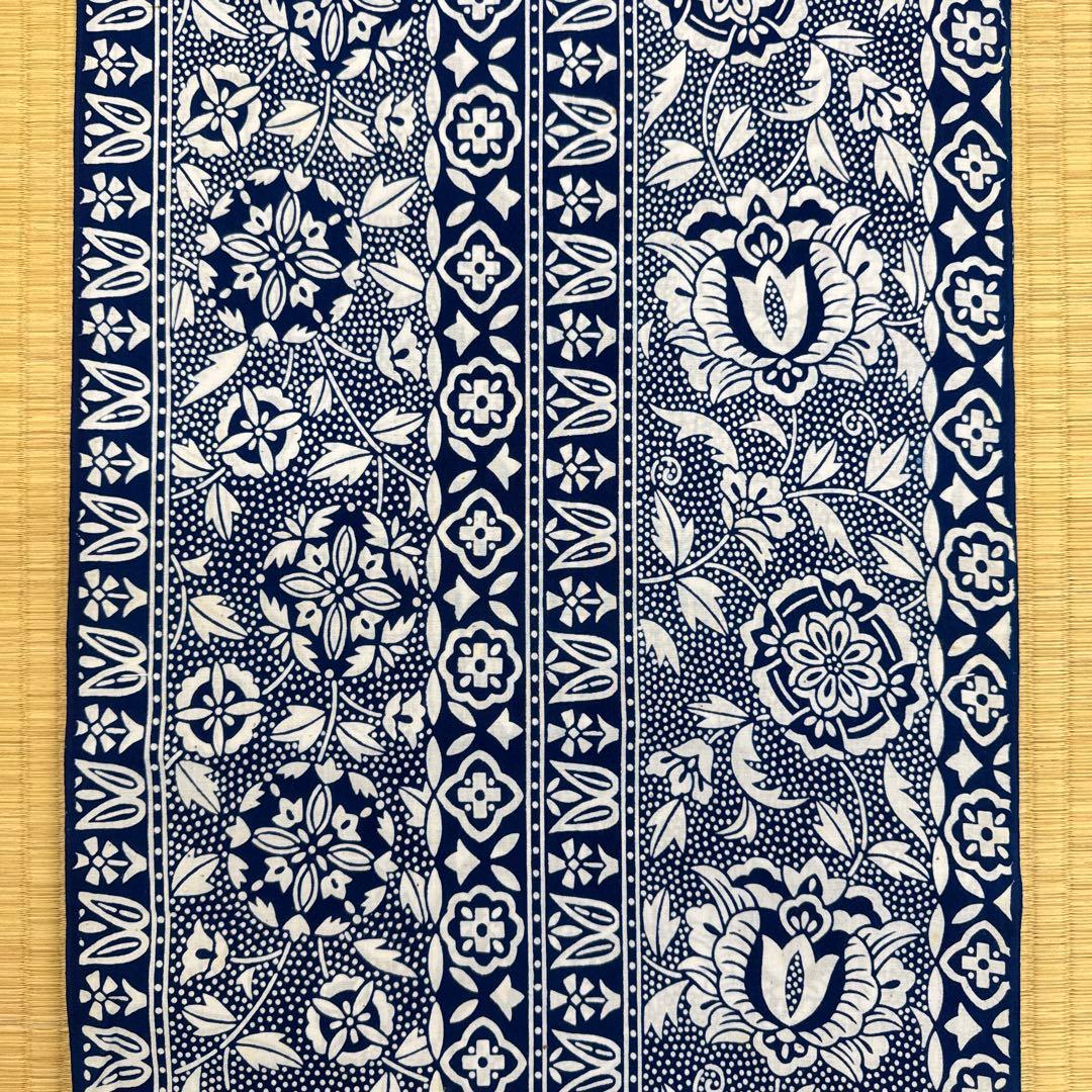 高級手芸　本染ゆかた反物　更紗