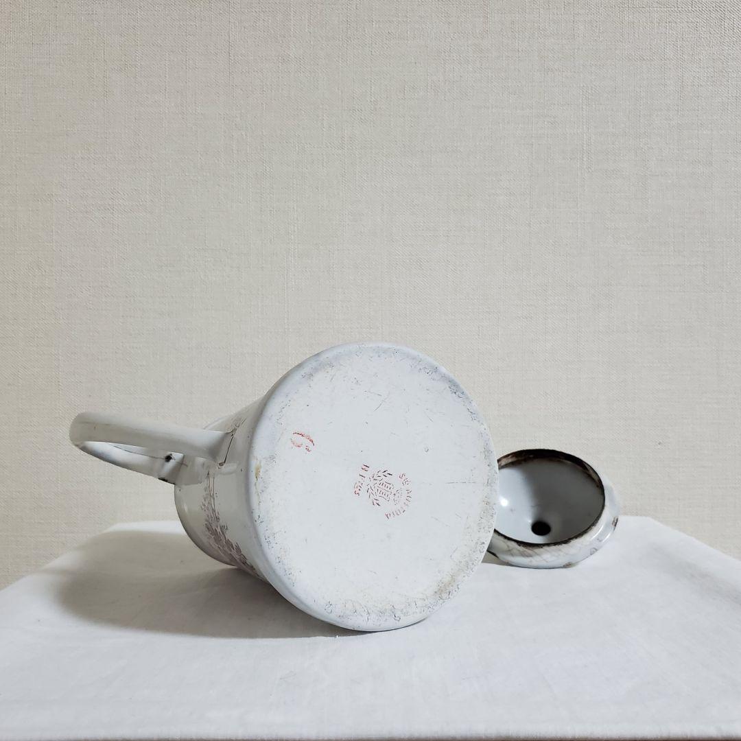 アンティーク ホーローポット BF社