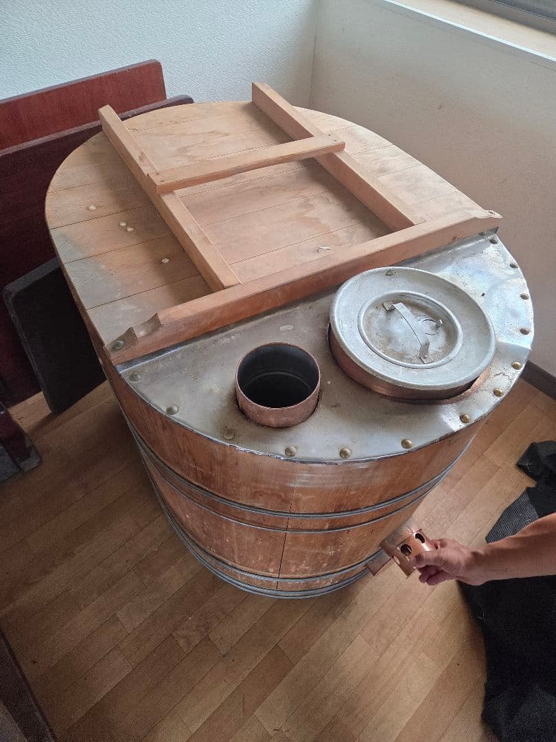 ヒノキ 風呂 五右衛門風呂風