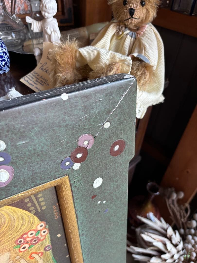 クリムト　アートポスター 複製画　額縁付き 少々難あり アンティーク　インテリア