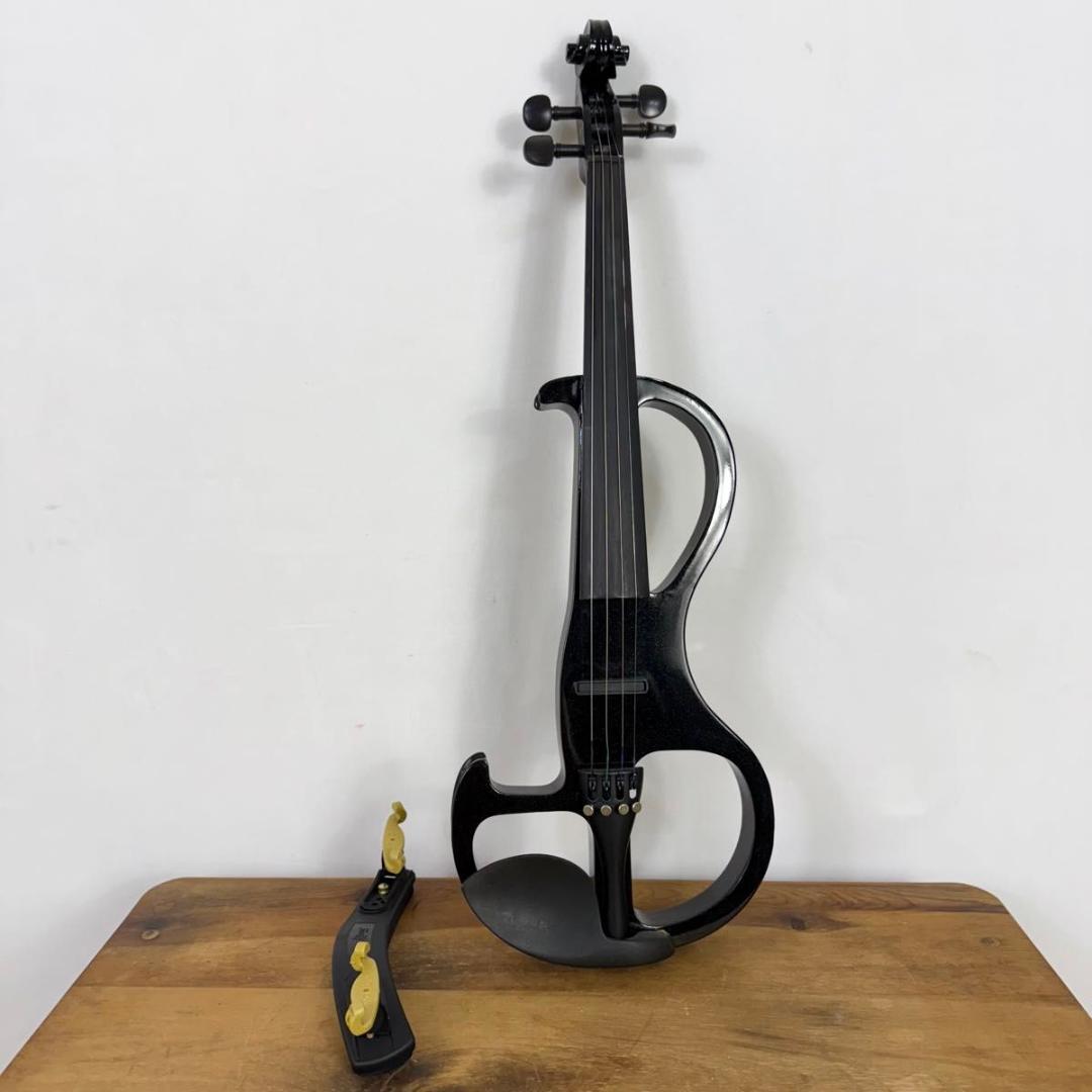 【美品】hallstatt サイレントバイオリン CV-210E エレキ 黒