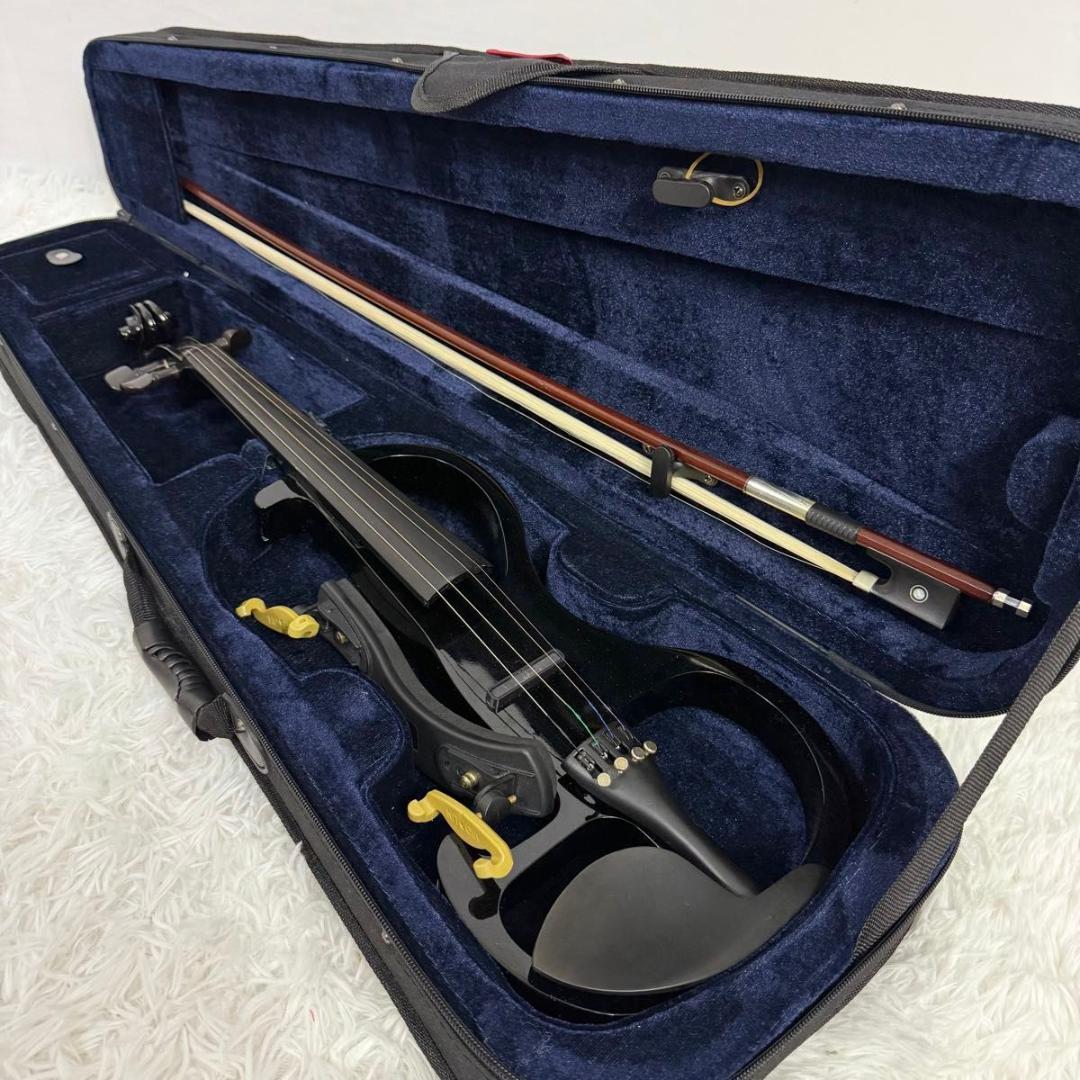 【美品】hallstatt サイレントバイオリン CV-210E エレキ 黒