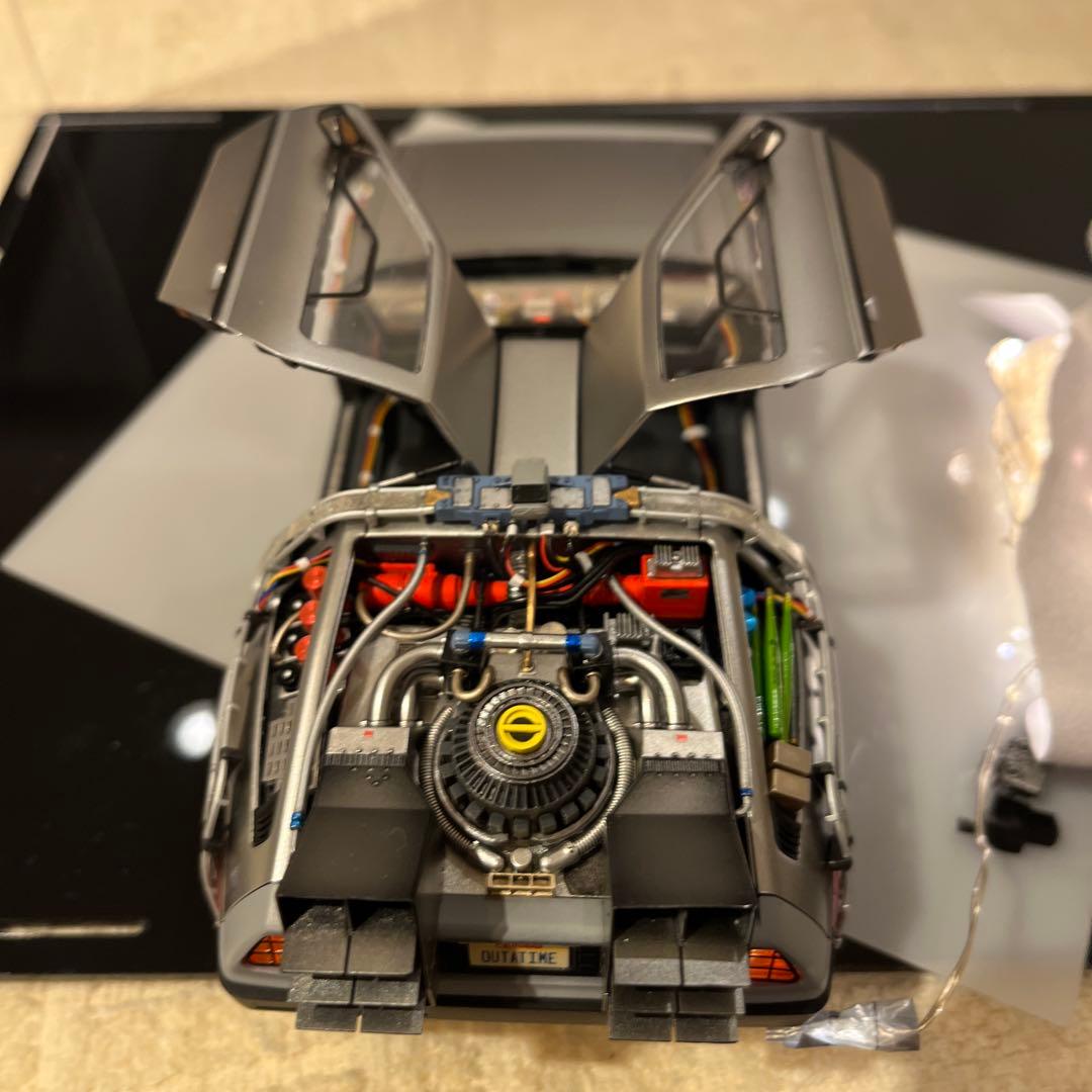 バックトゥザフューチャーPart I タイムマシン　1/24塗装完成品