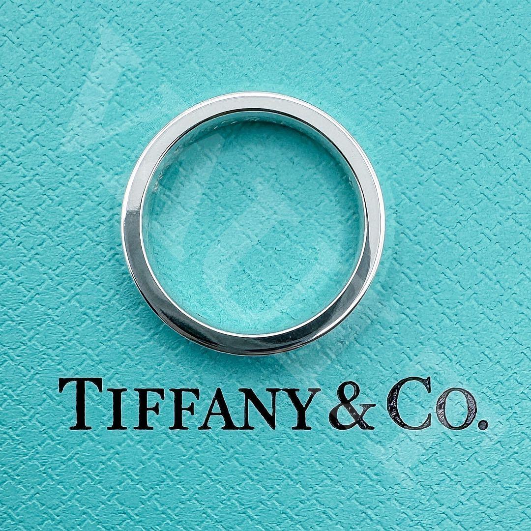 TIFFANY&Co. 新品 1837 ナローリング モンタナサファイア２石