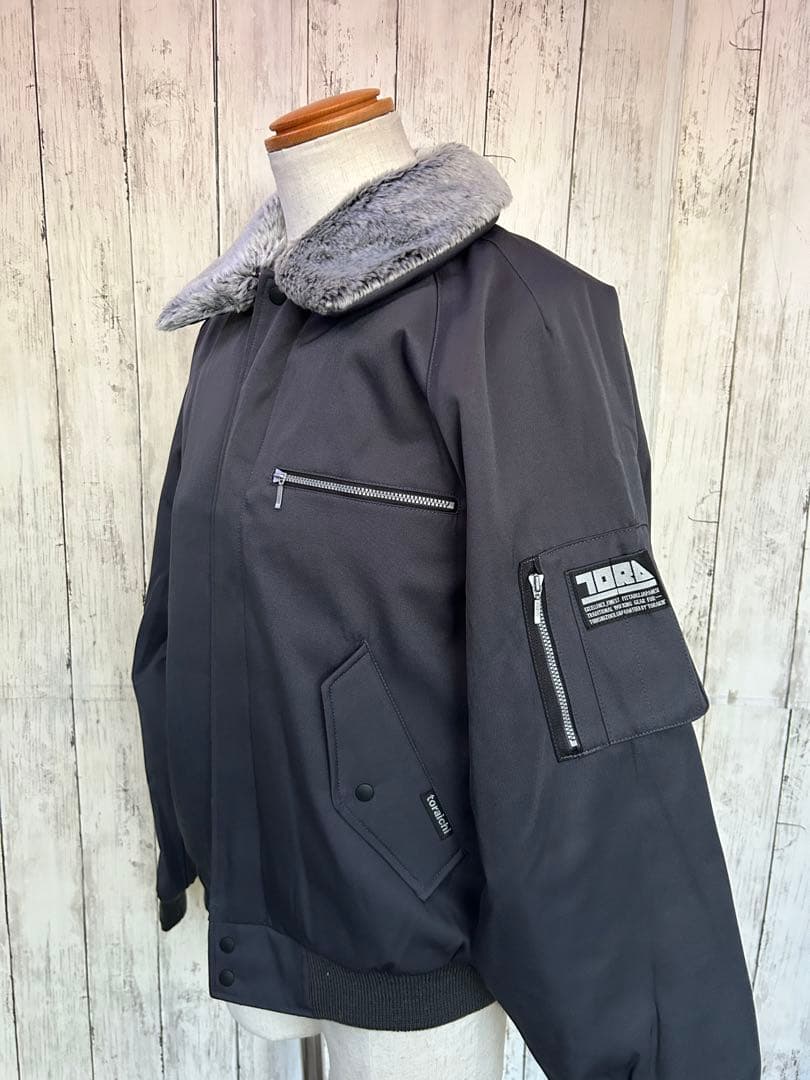 寅壱 パイロットジャンパー ドカジャン 19番色 ダークパープル M 制電