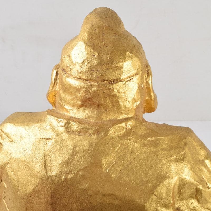 北村治禧作 古銅鍍金 福寿恵比寿像 限定130/400 共箱 M 8589A