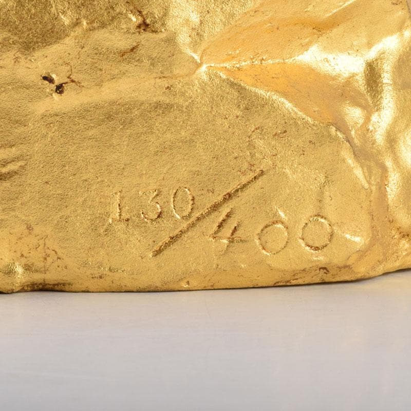 北村治禧作 古銅鍍金 福寿恵比寿像 限定130/400 共箱 M 8589A