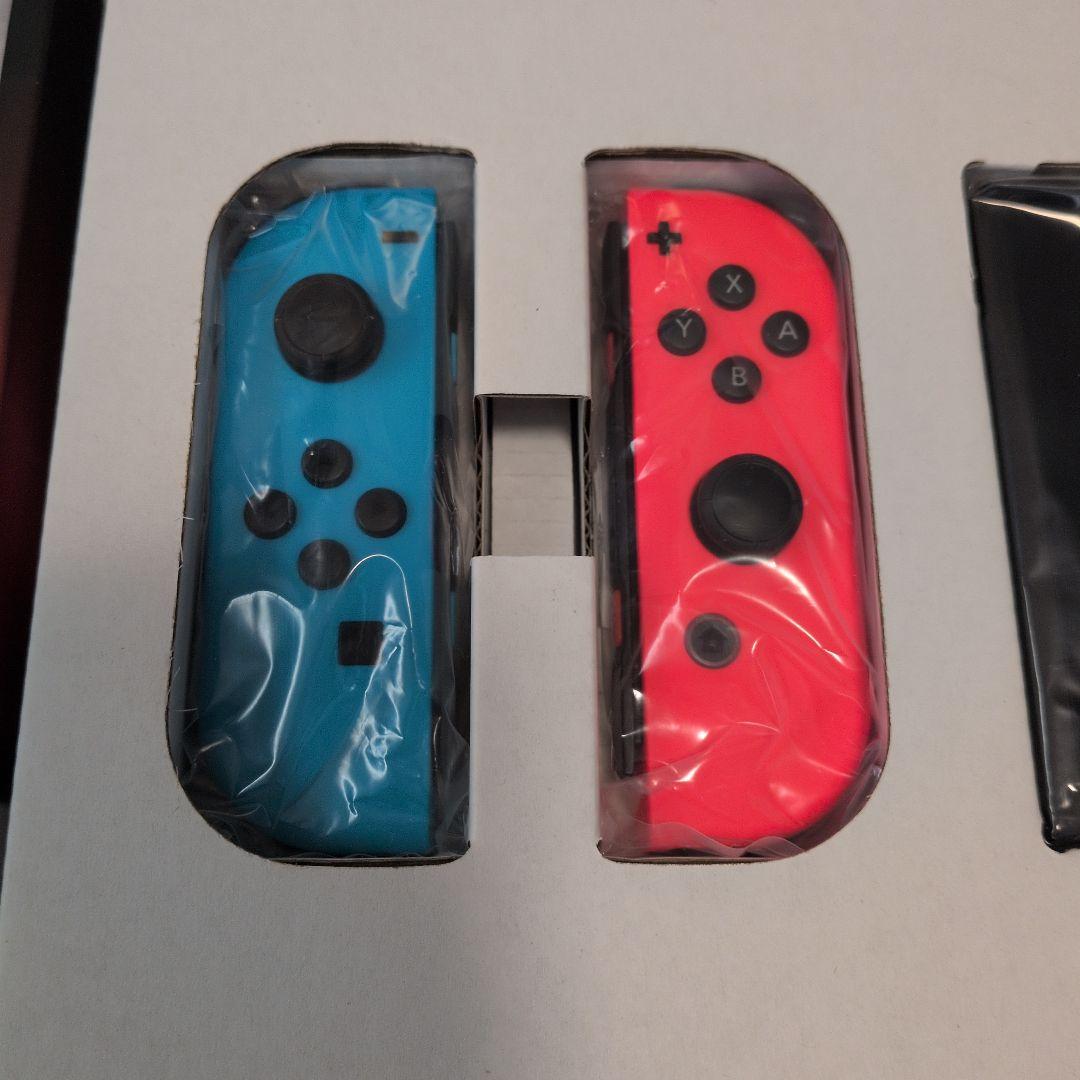 Nintendo Switch 本体 青/赤【初期化済】液晶保護フィルム付
