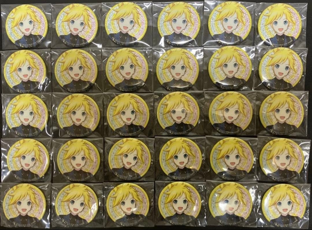 プロセカ　あんスタ　コラボ　グリ缶　グリッター缶バッジコレクションB 鏡音レン