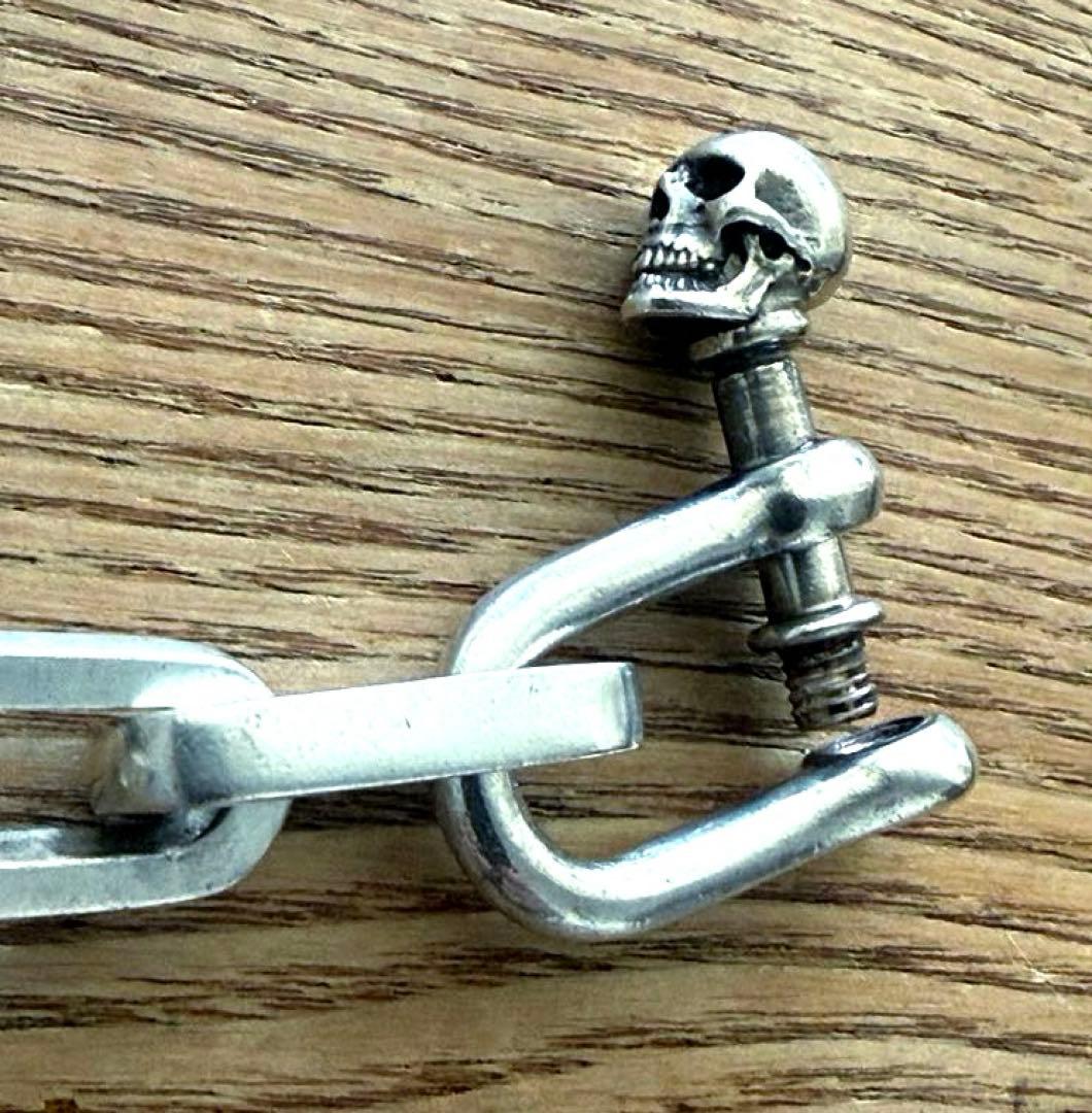 the great frog グレートフロッグ シャックル ブレスレット スカル