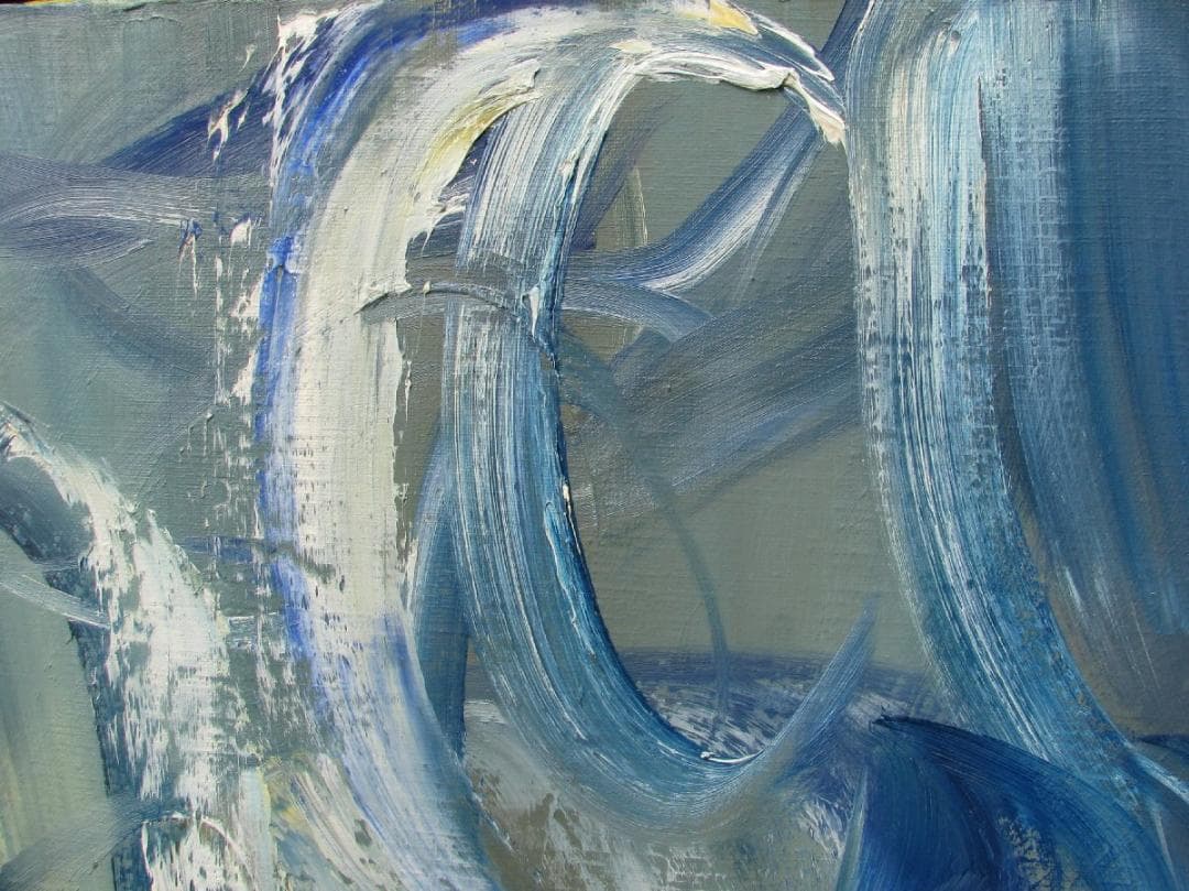 値下依頼承諾済☆現代作家,大澤哲郎「untitled to-487」F80号 値